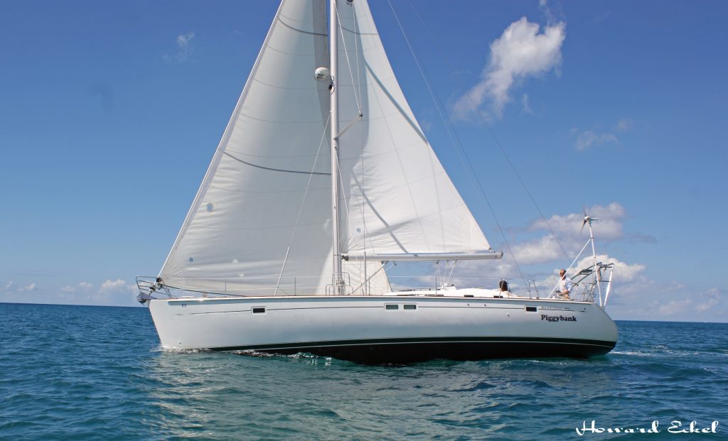 S/Y Piggybank under sail
