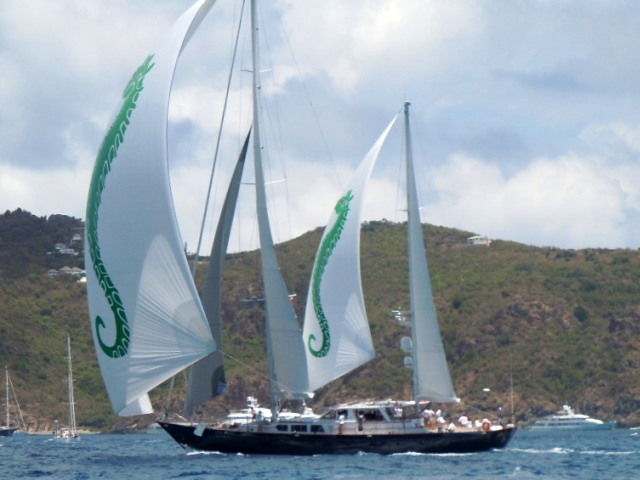 Regatta Racing Yacht St Barths Bucket 2012 axia strn qtr