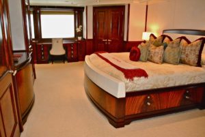 Luxury Charter Yacht Katya Main Deck Full Beam Master