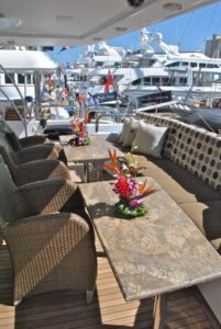 Luxury Yacht Charter Unforgettable Main Aft Dining