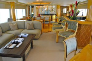Luxury Charter Yacht Unforgettable Main Salon