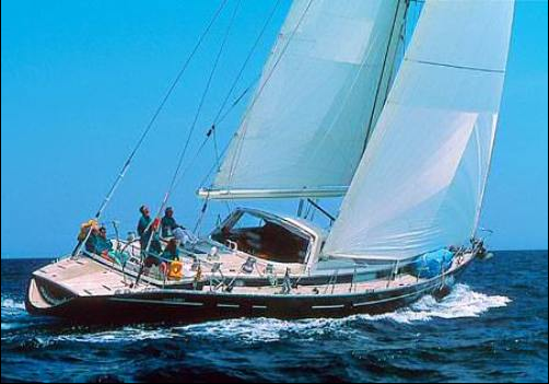Crewed Charter Sailing Yacht Alina Running