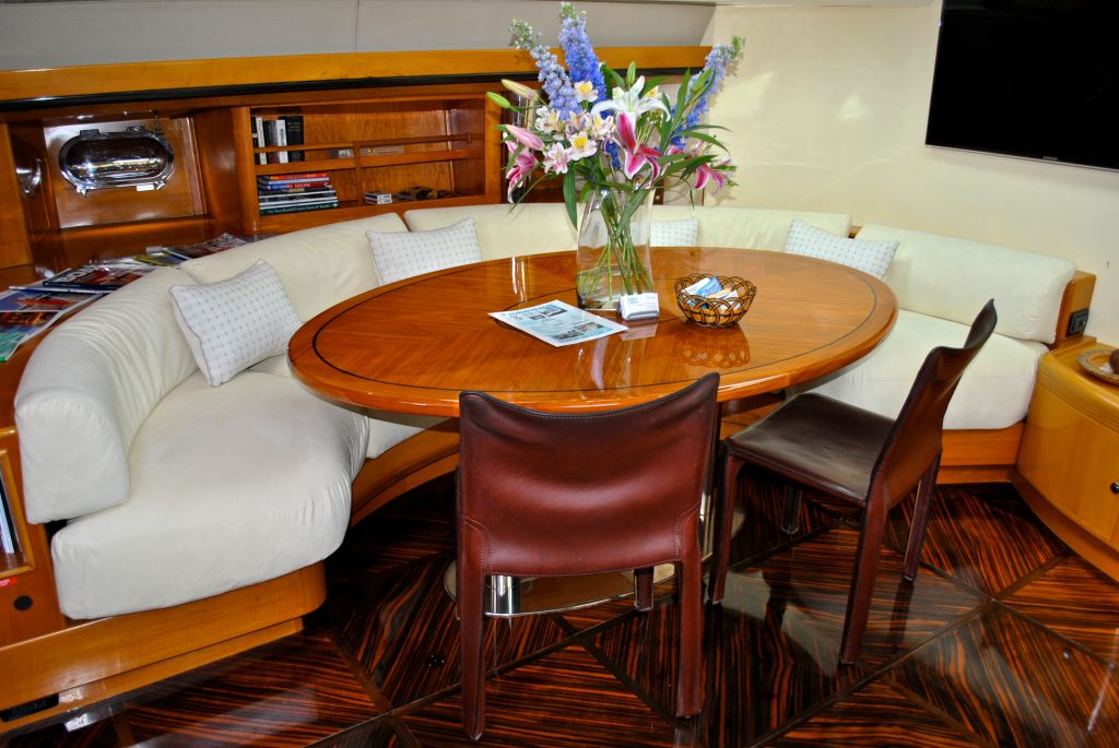 Luxury Crewed Charter Sailing Yacht Y Not Dining