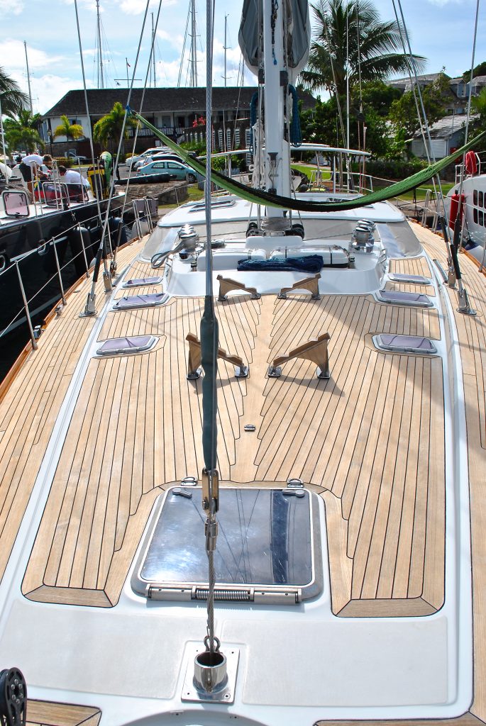 Luxury Crewed Charter Sailing Yacht Y Not Foredeck