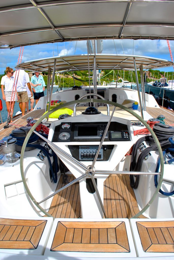 Luxury Crewed Charter Sailing Yacht Y Not Wheel