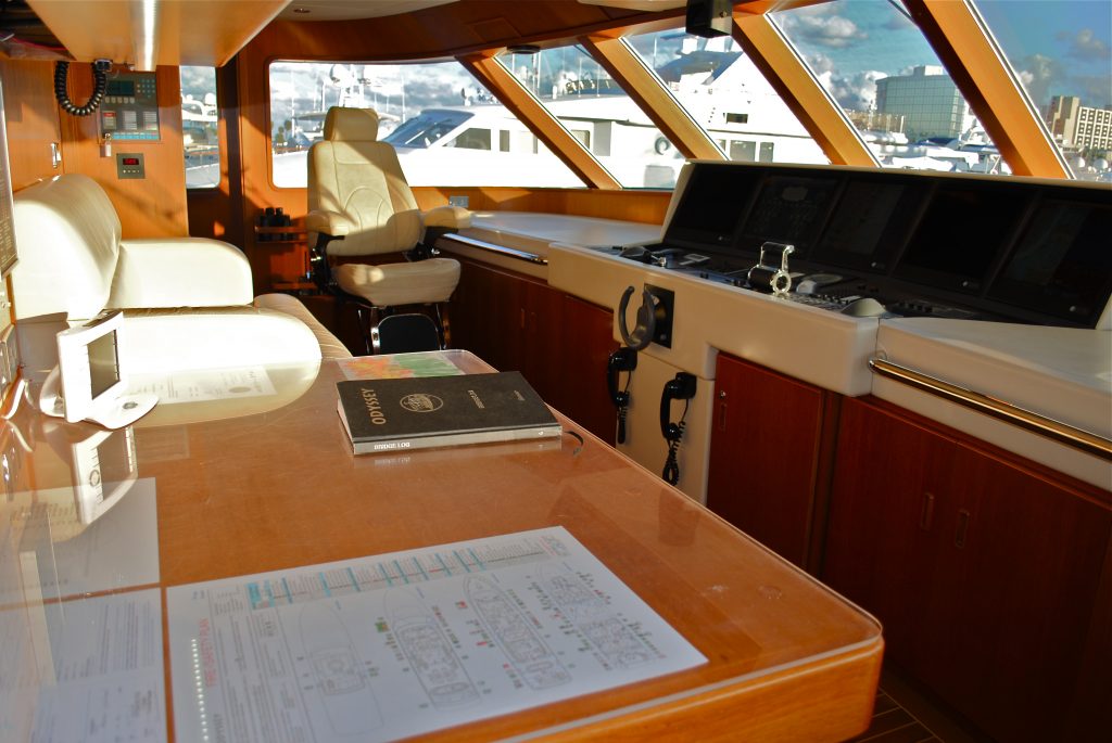 Odyssey Luxury Crewed Motor Yacht Bridge