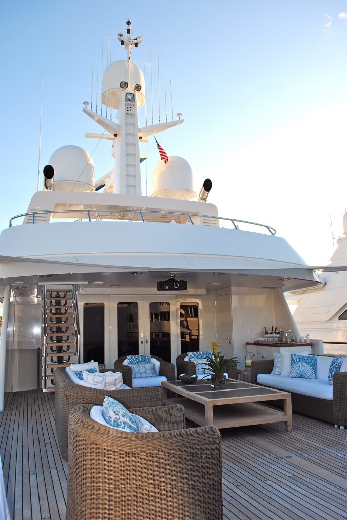 Odyssey Luxury Crewed Charter Yacht Aft Deck