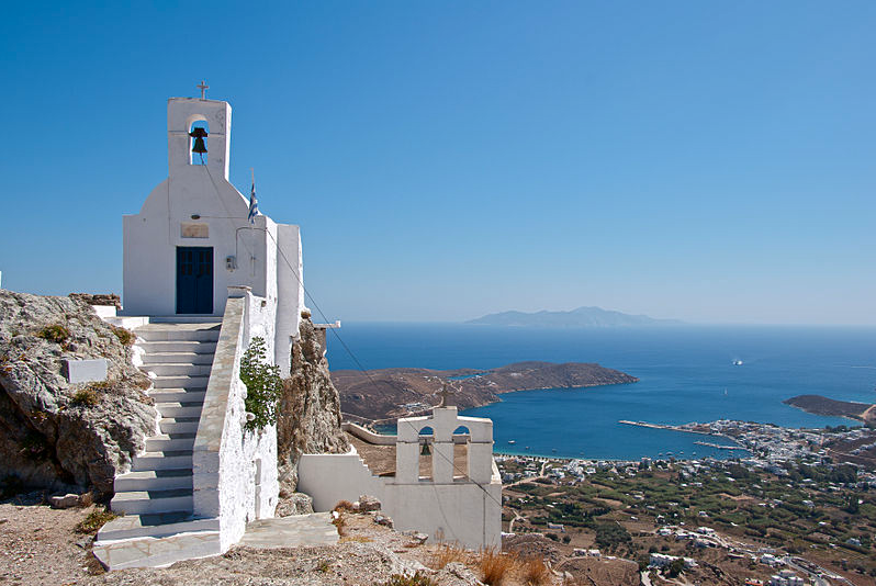 Greek Islands, Church in Chora, Serifos