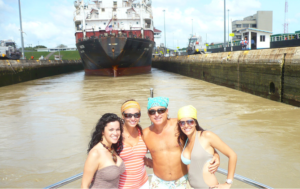 Panama Canal crewed charter yacht crossing