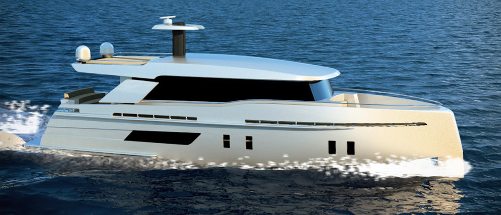 StormYachts S 78 series luxury yacht rendering profile