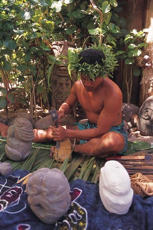 The South Pacific Marquesan Artisan Carving Stone