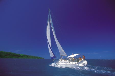 The South Pacific Crewed Charter Yacht Sailing in Raiatea