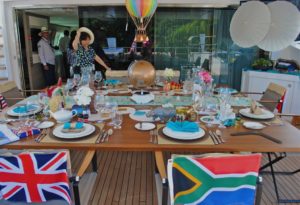 Charter Yacht Show, Table Setting Competition, Charter Superyacht