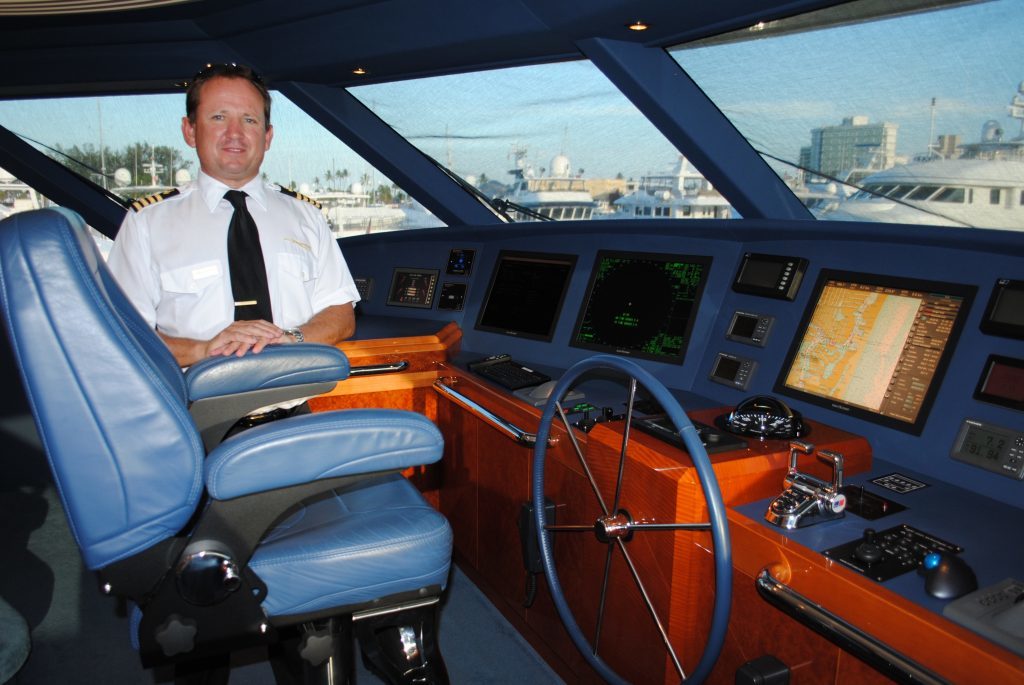 Harmony, crewed charter yacht Captain Michael