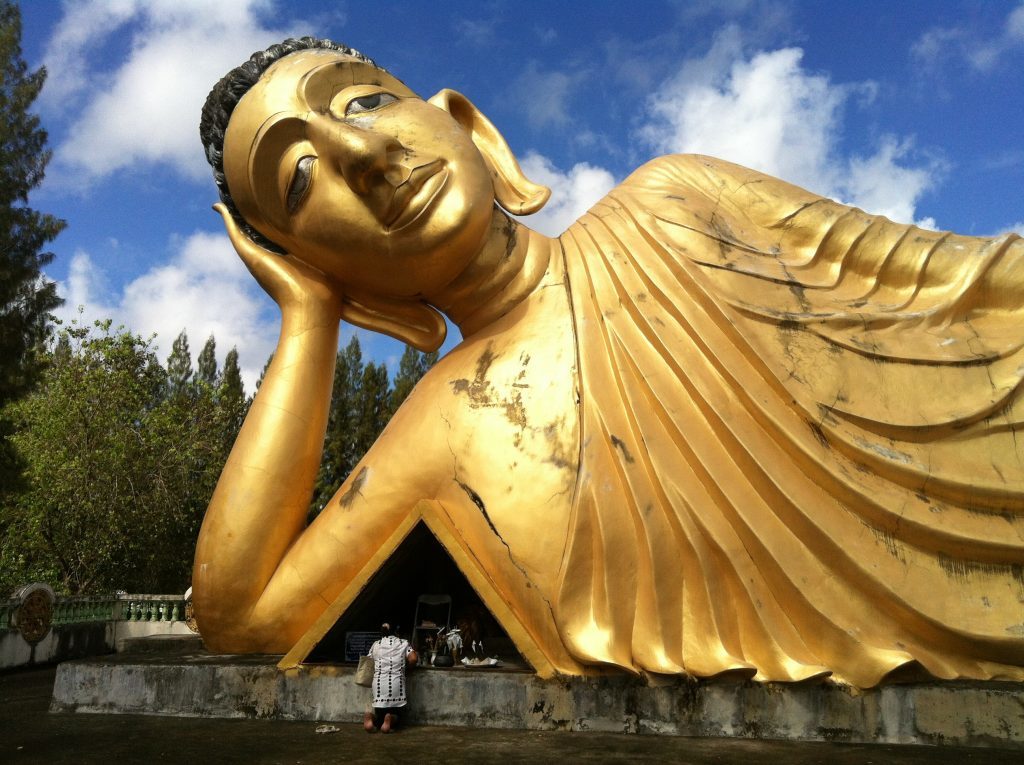 Thailand, Phuket, reclining buddha