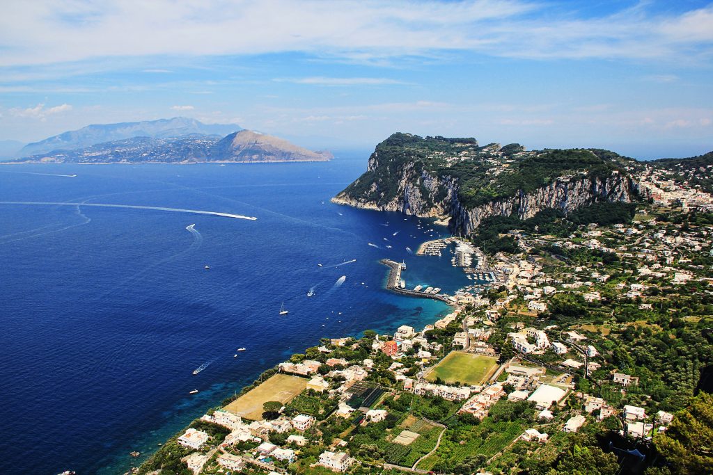 Italy's Amalfi coast, private, crewed yacht charter, Capris