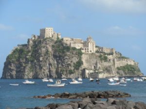 Amalfi Coast, luxury yacht charter port of Ischia, island, Italy