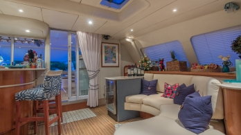 Good Vibrations, luxury charter sailing catamaran, Caribbean yachting vacation