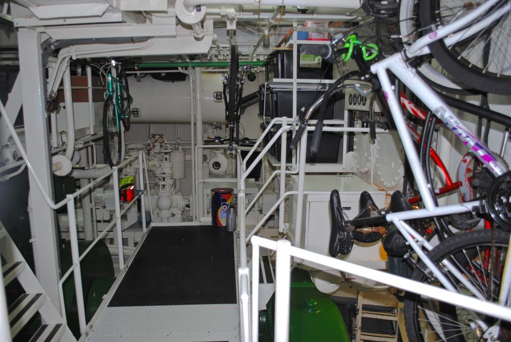 Seawolf, Luxury Crewed Charter Yacht, engine room storage