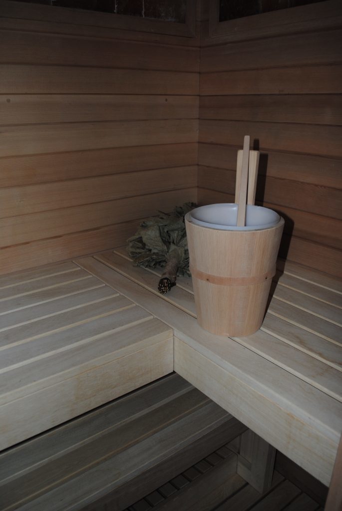 Scorpion luxury charter yacht sauna