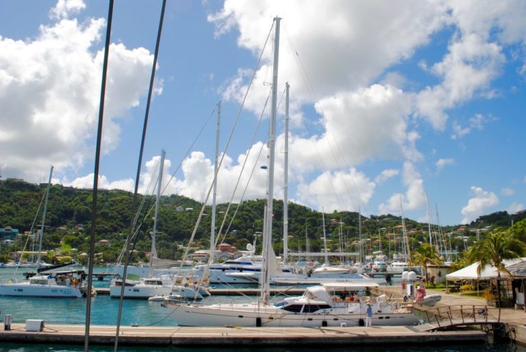 Grenada Charter Yacht Show Port Louis Marina docks