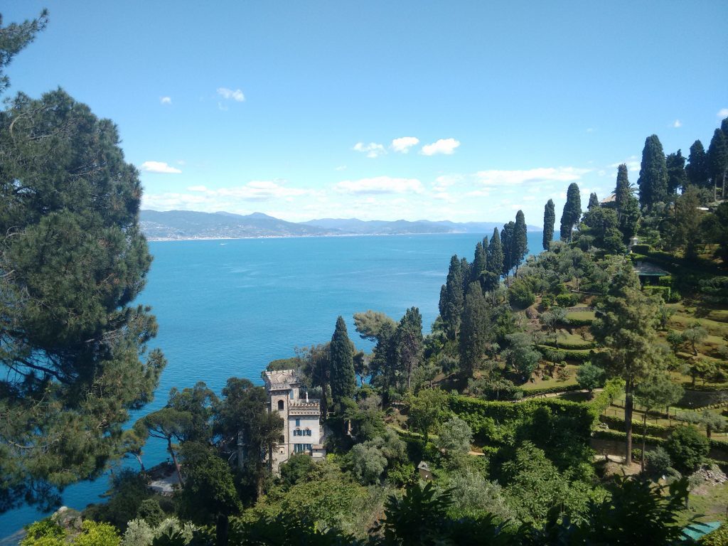 Italian Riviera, villa, gardens, portofino