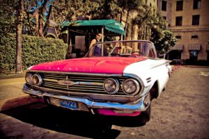 Havana, cuba vintage taxi