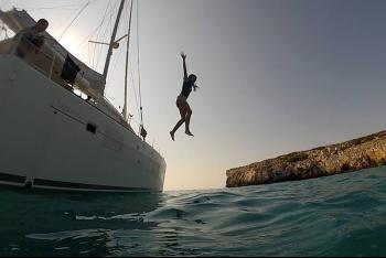 Hawkeye charter sailing catamaran