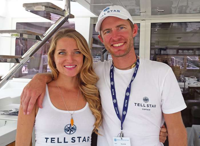 Gourmet yacht charters, Chef Mallory Patterson, Tellstar