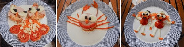 funny face dishes for kids