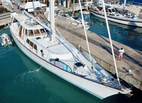New England sailing yacht for deluxe crewewd charter
