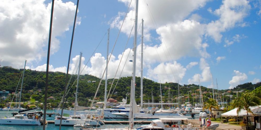 Grenada Charter Yacht Show Port Louis Marina docks