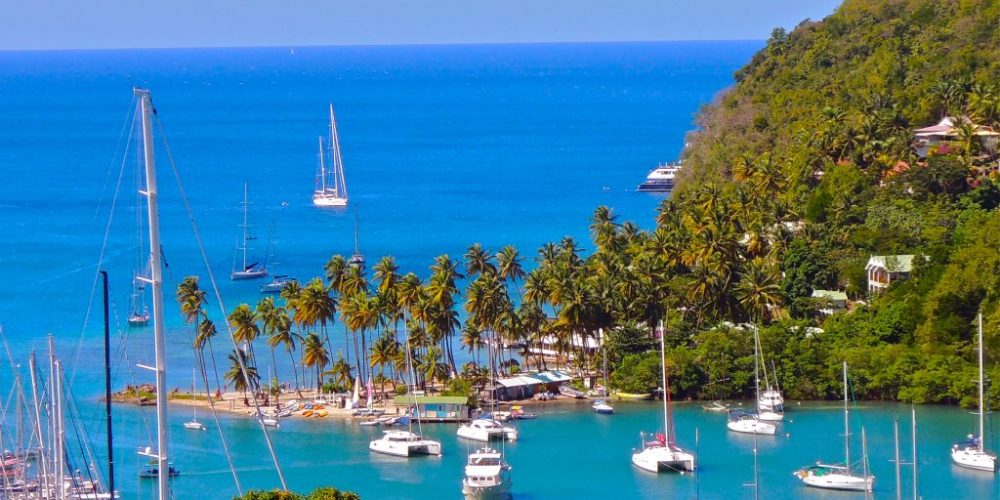 St. Lucia, Caribbean Island yacht charter of romance and adventure